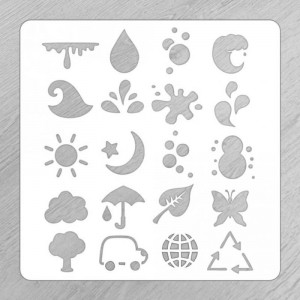 Трафарет Event Design Шрс-25, 15х15 см